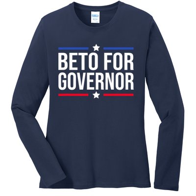 Beto For Governor Ladies Long Sleeve Shirt