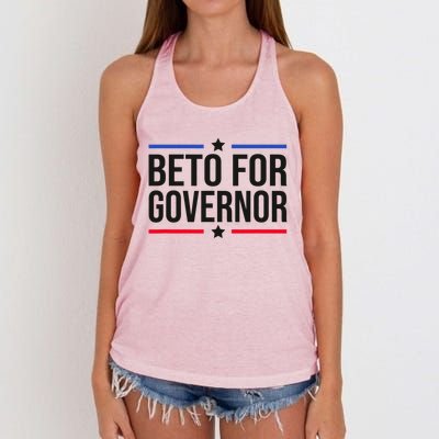 Beto For Governor Women's Knotted Racerback Tank