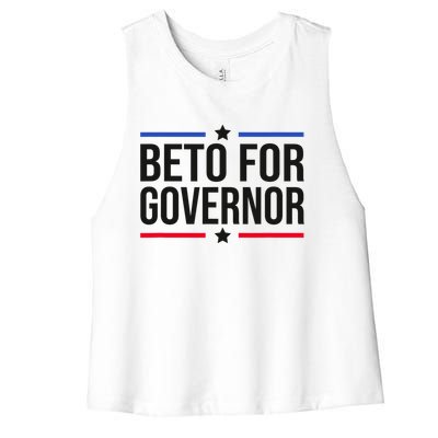 Beto For Governor Women's Racerback Cropped Tank