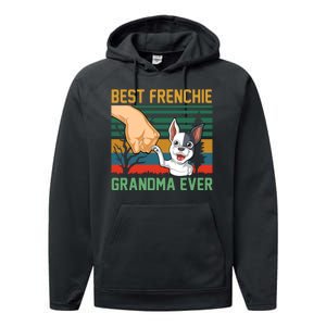 Best Frenchie Grandma Ever Performance Fleece Hoodie