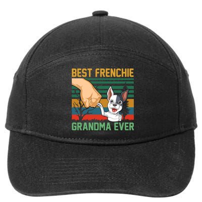 Best Frenchie Grandma Ever 7-Panel Snapback Hat