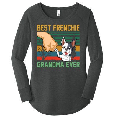 Best Frenchie Grandma Ever Women's Perfect Tri Tunic Long Sleeve Shirt