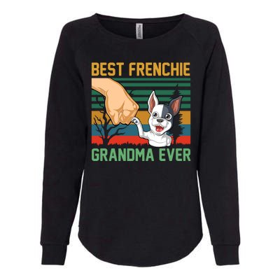 Best Frenchie Grandma Ever Womens California Wash Sweatshirt