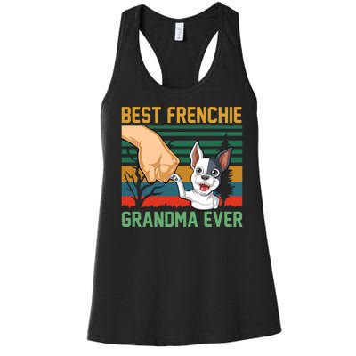 Best Frenchie Grandma Ever Women's Racerback Tank