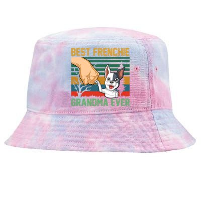 Best Frenchie Grandma Ever Tie-Dyed Bucket Hat