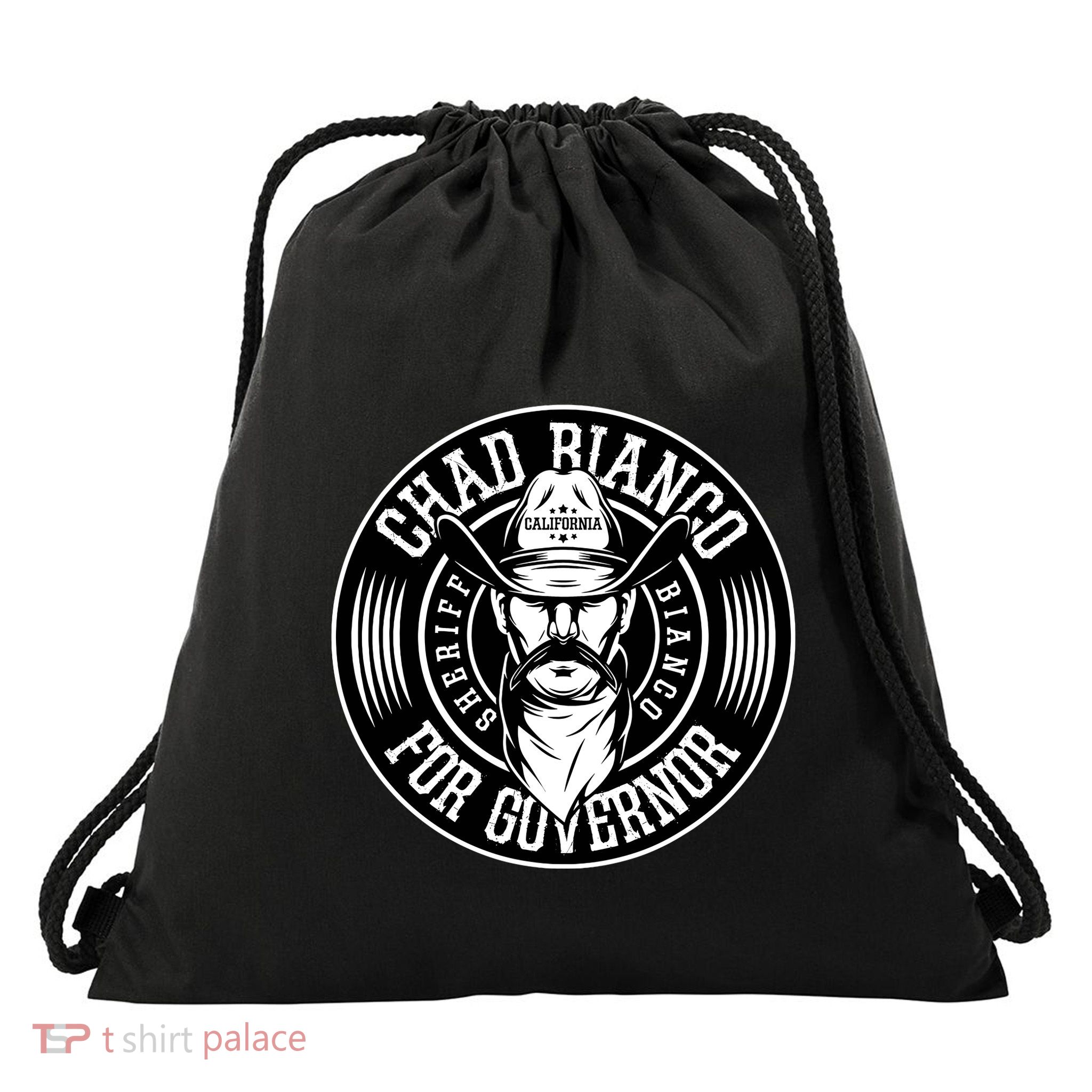 Bianco For Governor Drawstring Bag