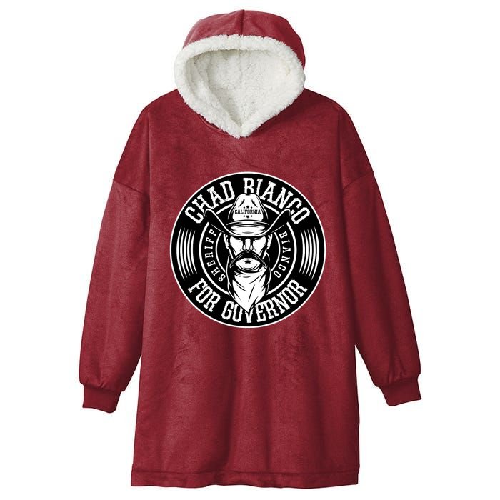 Bianco For Governor Hooded Wearable Blanket
