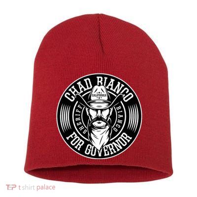 Bianco For Governor Short Acrylic Beanie