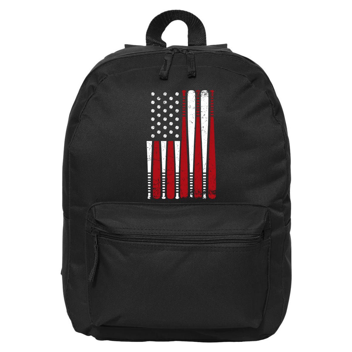 Baseball Flag Gifts Patriotic Baseball 16 in Basic Backpack