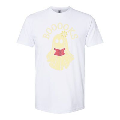 Boooooks Funny Ghost Reading Books Gift Softstyle® CVC T-Shirt