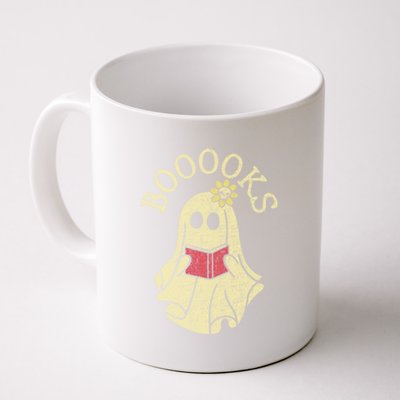 Boooooks Funny Ghost Reading Books Gift Coffee Mug