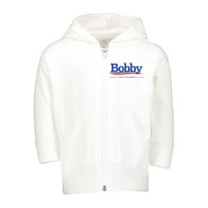 Bobby For Governor Toddler Zip Fleece Hoodie