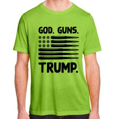 Bullet Flag God Guns Trump America Veteran Republican Gift Cool Gift Adult ChromaSoft Performance T-Shirt