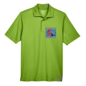 Badminton Funny Gift Men's Origin Performance Pique Polo