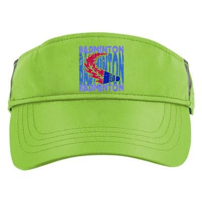 Badminton Funny Gift Adult Drive Performance Visor