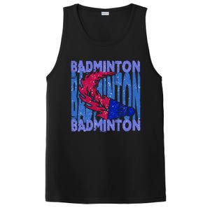 Badminton Funny Gift PosiCharge Competitor Tank