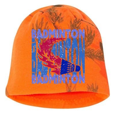 Badminton Funny Gift Kati - Camo Knit Beanie