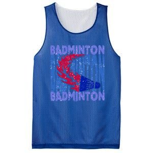 Badminton Funny Gift Mesh Reversible Basketball Jersey Tank