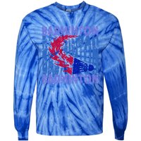 Badminton Funny Gift Tie-Dye Long Sleeve Shirt