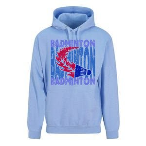 Badminton Funny Gift Unisex Surf Hoodie