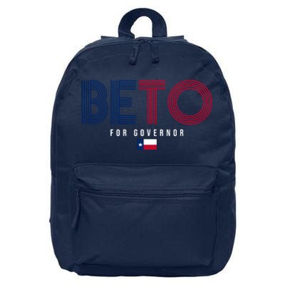 Beto For Governor Texas Flag 16 in Basic Backpack