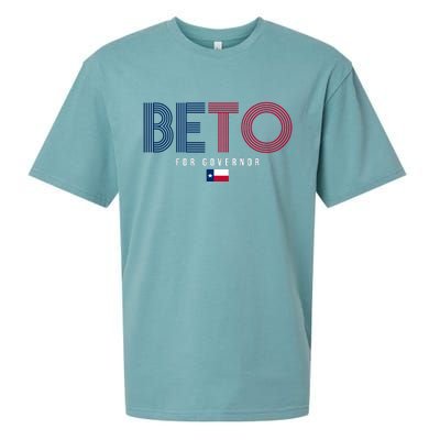 Beto For Governor Texas Flag Sueded Cloud Jersey T-Shirt