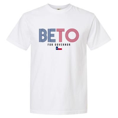 Beto For Governor Texas Flag Garment-Dyed Heavyweight T-Shirt