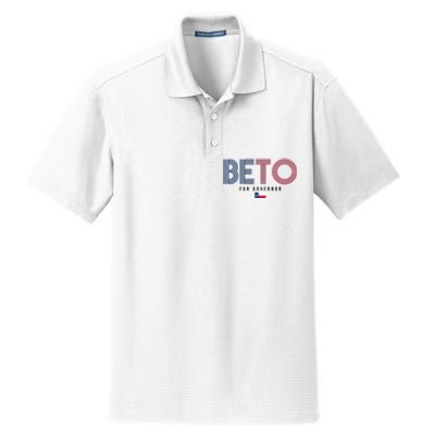 Beto For Governor Texas Flag Dry Zone Grid Polo