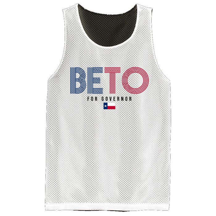 Beto For Governor Texas Flag Mesh Reversible Basketball Jersey Tank