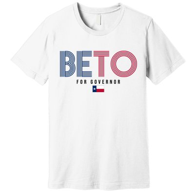 Beto For Governor Texas Flag Premium T-Shirt