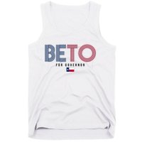 Beto For Governor Texas Flag Tank Top