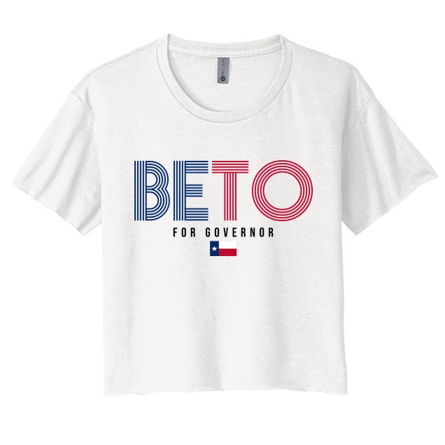Beto For Governor Texas Flag Crop Top