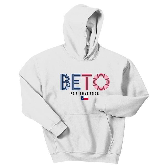 Beto For Governor Texas Flag Kids Hoodie