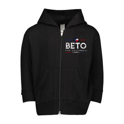 Beto For Governor Beto O'Rourke Shirt Toddler Zip Fleece Hoodie