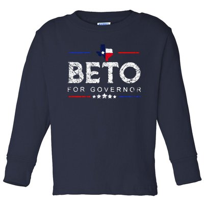 Beto For Governor Beto O'Rourke Shirt Toddler Long Sleeve Shirt