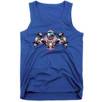 Bodybuilding Fitness Gym Gift Space Astronaut Bodybuilder Great Gift Tank Top