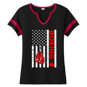 Boxing Funny Gift Training Sports Team Cool Teenager Gift Ladies Halftime Notch Neck Tee