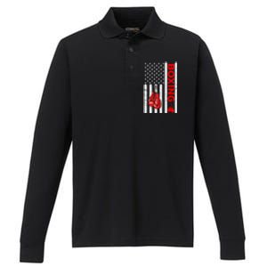 Boxing Funny Gift Training Sports Team Cool Teenager Gift Performance Long Sleeve Polo