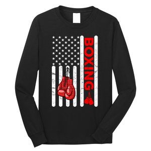 Boxing Funny Gift Training Sports Team Cool Teenager Gift Long Sleeve Shirt