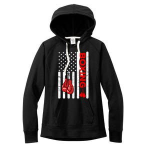 Boxing Funny Gift Training Sports Team Cool Teenager Gift Women's Fleece Hoodie