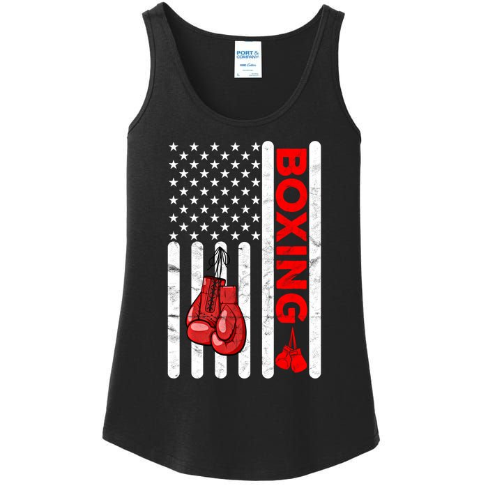 Boxing Funny Gift Training Sports Team Cool Teenager Gift Ladies Essential Tank