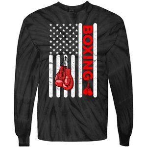 Boxing Funny Gift Training Sports Team Cool Teenager Gift Tie-Dye Long Sleeve Shirt