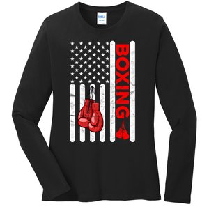 Boxing Funny Gift Training Sports Team Cool Teenager Gift Ladies Long Sleeve Shirt