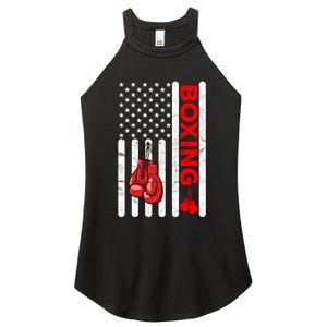 Boxing Funny Gift Training Sports Team Cool Teenager Gift Women's Perfect Tri Rocker Tank