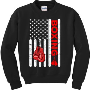 Boxing Funny Gift Training Sports Team Cool Teenager Gift Kids Sweatshirt