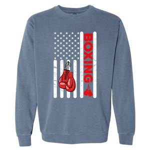 Boxing Funny Gift Training Sports Team Cool Teenager Gift Garment-Dyed Sweatshirt