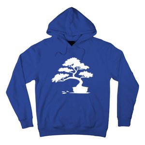 Bonsai Funny Gift Bonsai Tree Gift Mini Tree Silhouette Cushion Funny Gift Hoodie