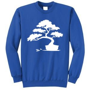 Bonsai Funny Gift Bonsai Tree Gift Mini Tree Silhouette Cushion Funny Gift Sweatshirt