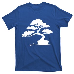 Bonsai Funny Gift Bonsai Tree Gift Mini Tree Silhouette Cushion Funny Gift T-Shirt