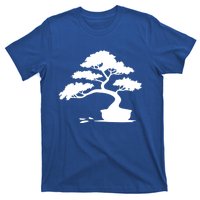 Bonsai Funny Gift Bonsai Tree Gift Mini Tree Silhouette Cushion Funny Gift T-Shirt